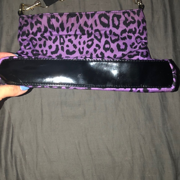 🌟Donated. Purple cheetah purse - Picture 10 of 12